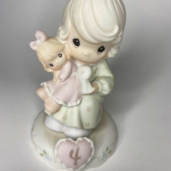 Vintage Precious Moments Growing in Grace Age 4 Blonde - Picture 4 of 5